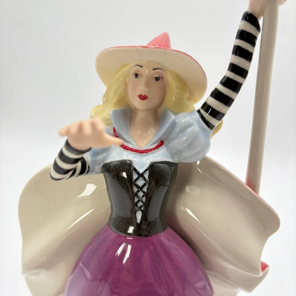 Lenox Wicked Witch of the East Wizard of Oz Porcelain Figurine Ruby Slippers 11